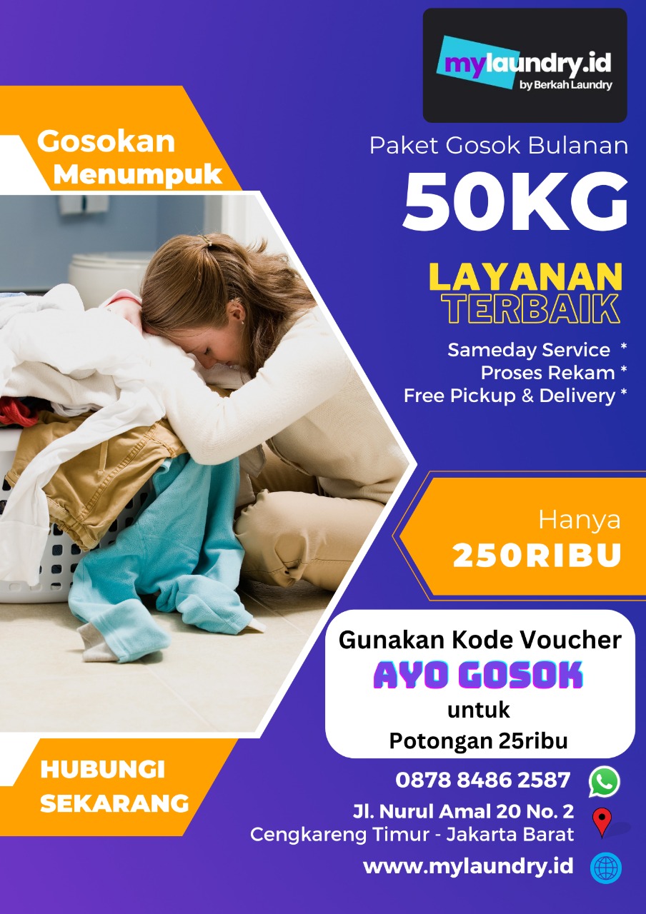 Promo laundry Kiloan Bulanan